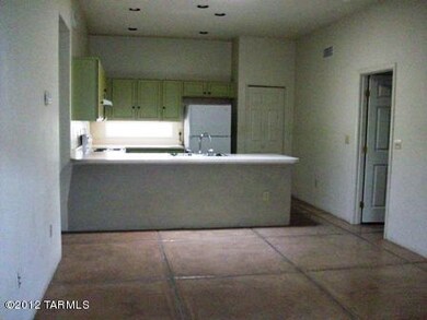 living room toward kitchen