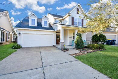 This home has been recently updated with custom built-in entry hall tree with storage, wood floors, granite countertops and tile in the bathrooms, new carpet, lighting, ceiling fans, new water heater and more!  Do not miss the built out attic space that is great for storage or finish it out to be another bedroom.