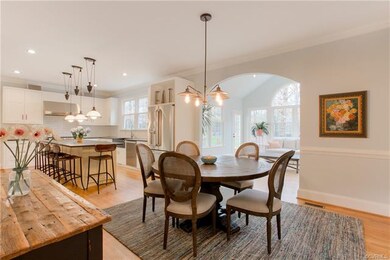 The updated custom Kitchen opens to the Family Roo
