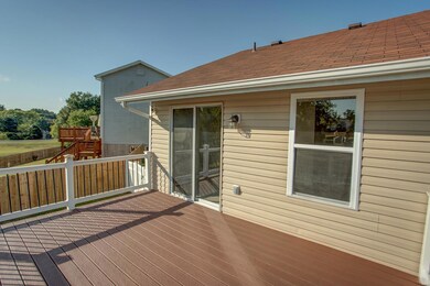 Freshly painted composit deck.