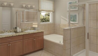 Master Bath - Image of furnished model