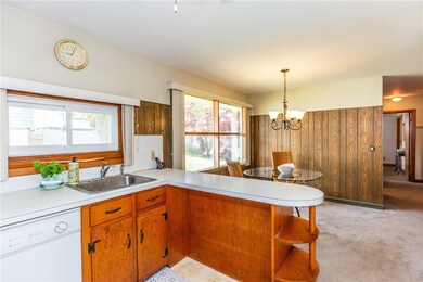Kitchen and dining area
