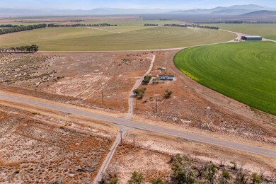 Aerial of house and land