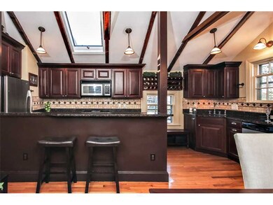 Kitchen. Beautiful cherry cabinets, granite counte