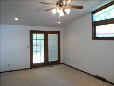 Family Room with vaulted ceilings