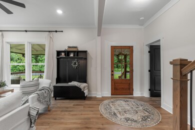 front door into living room