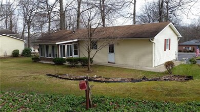 Back view of home