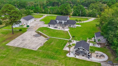 View from above of property