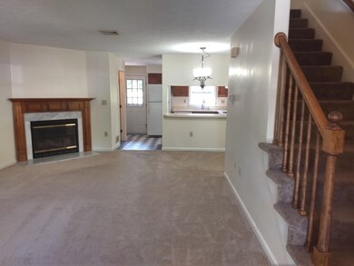 Spacious open-concept living and dining areas