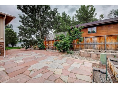 Back patio. Garden space. Fenced in.