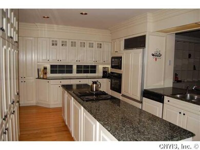 Kitchen Lots of cupboards, center island, sub zero