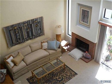 View of living room from second floor