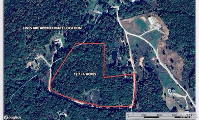 Map / location with property parcel outlined