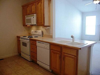 Kitchen. Dishwasher, electric stove, microwave. Si
