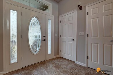 Spacious front entry