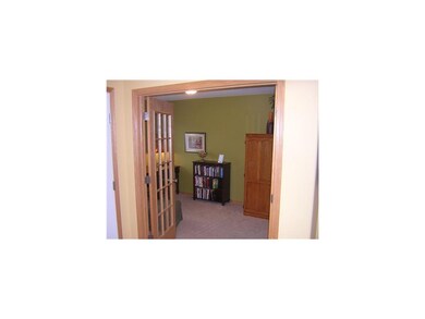 Den/Home Office. The walls are now painted 