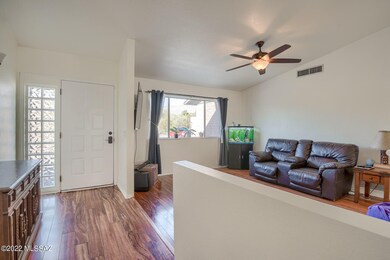Living room mountain views