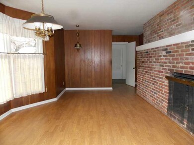 Family Room. Family room with wood burning Firepla