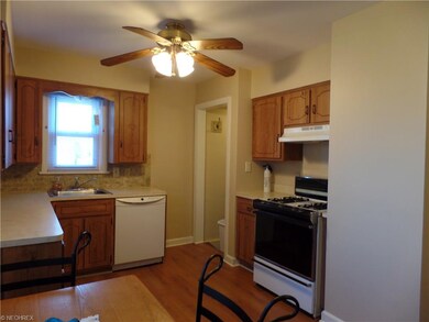 Spacious updated eat-in kitchen.
