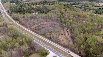 Drone / aerial view with a forest view