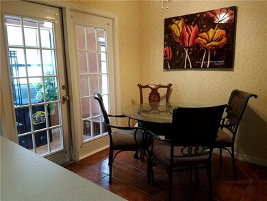 Eat in section of kitchen