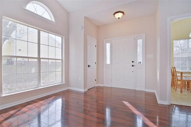 Inviting entry with large coat closet