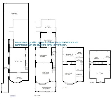Floor Plan - 4 Levels