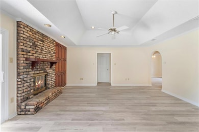 living room virtually staged
