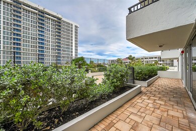 extra large patio that is located on the amenities deck