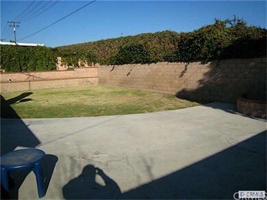 Spacious backyard