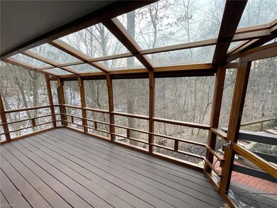 Incredible enclosed porch with amazing views!