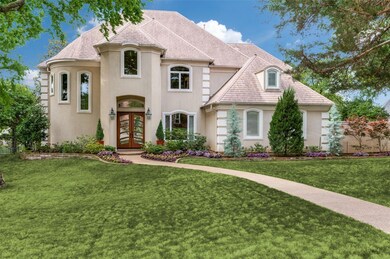 Lush landscaping