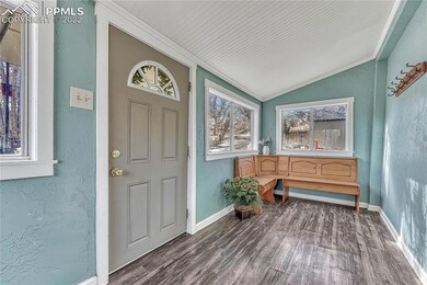 Warm and inviting entry