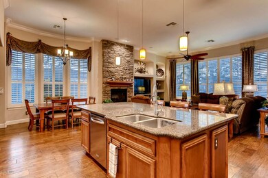 Kitchen/Dining opens to Family Room