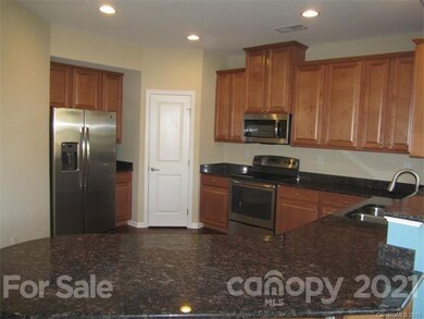 Kitchen with walk in pantry