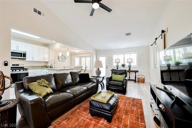 Living Room - vaulted ceiling