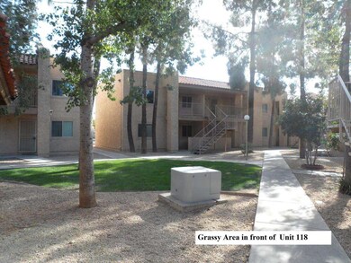 Walkway to the unit