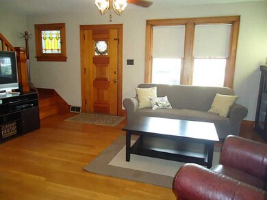 Living Room. The front entrance into the living ro