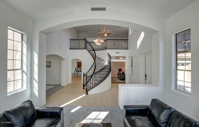 TOWARD FOYER FROM LIVING RM