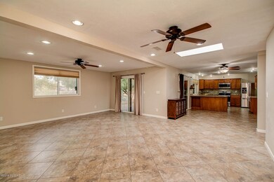 Family room toward kitchen