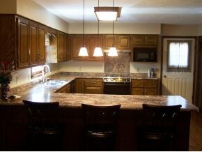 Beautiful kitchen counters