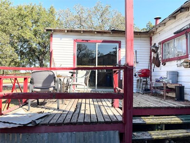 Deck is just off the kitchen.