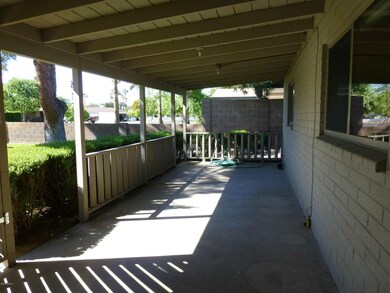 Spacious Front Porch