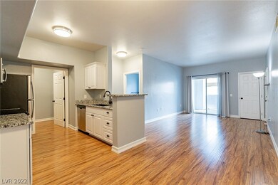 Freshly painted interior with crisp white baseboar