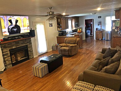 Family Room Open To Kitchen