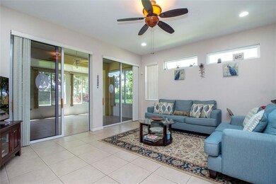 Living Room - showing sliding doors leading to Ext