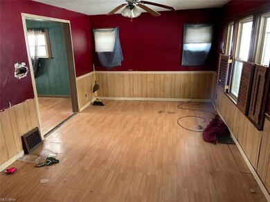 Dining room with hardwood floors