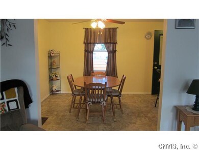 Dining Room. The Dining Area in the Country Kitche