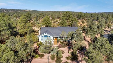 Large parcel backing forest