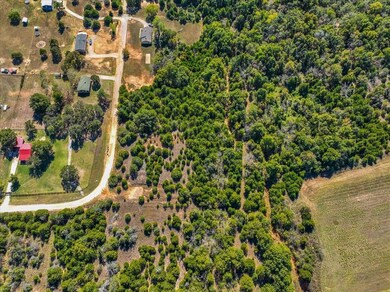 Aerial view with a rural view